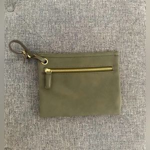 Free People Wristlet. Army green. Like new.